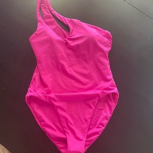 One piece hot pink Victoria’s Secret swimsuit!